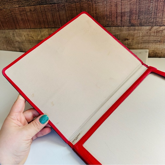 Coach Campbell Leather Turn Lock Leather IPad Case - Picture 3 of 8